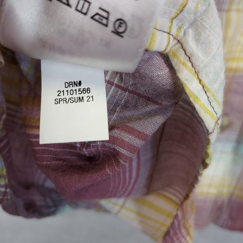 Eddie Bauer Classic Fit Button Up Shirt Women M Plaid Long Sleeve Gorpcore Cabin - Picture 11 of 15